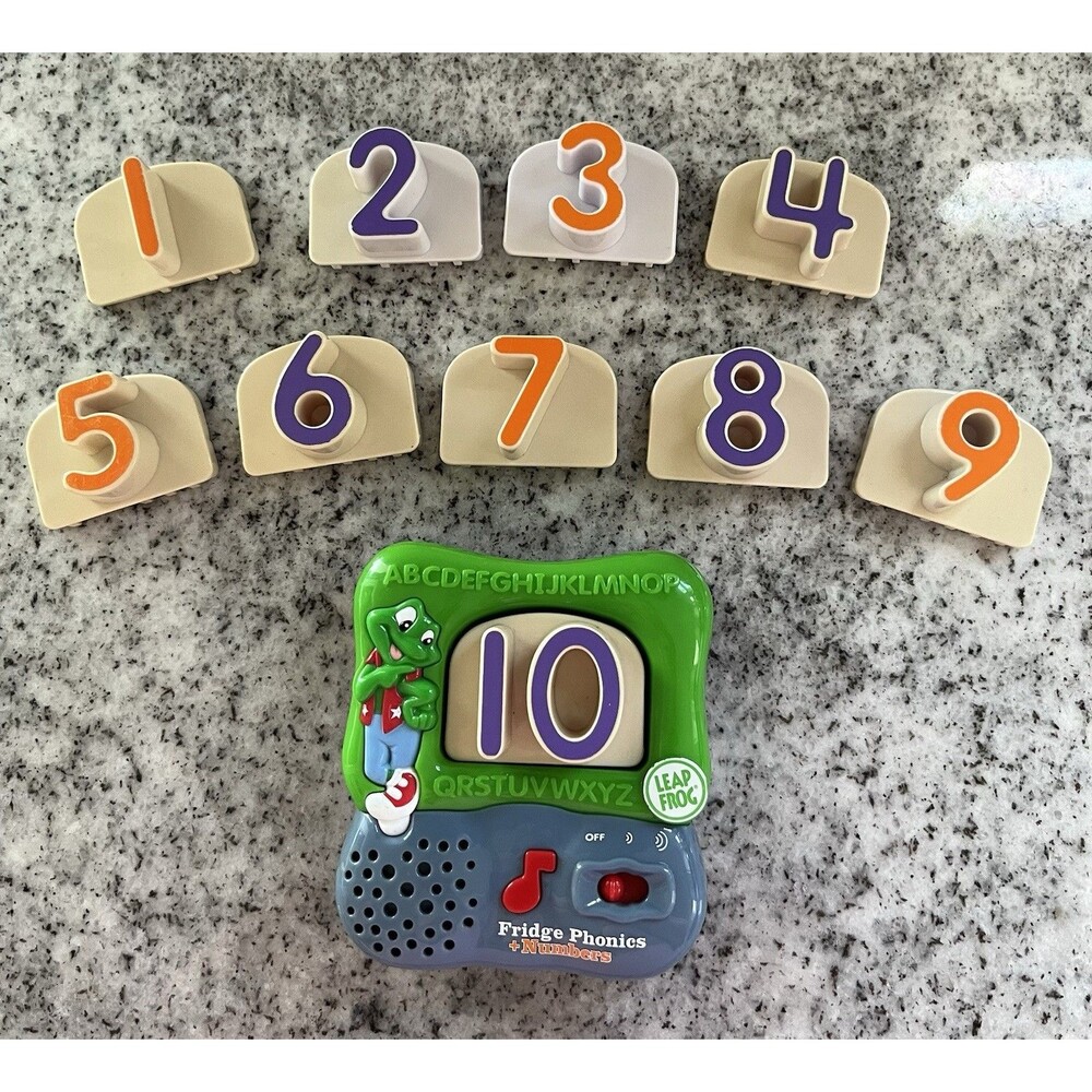 LeapFrog Fridge Phonics Letters Numbers 1-10 Learning Toy 2002 Tested Works